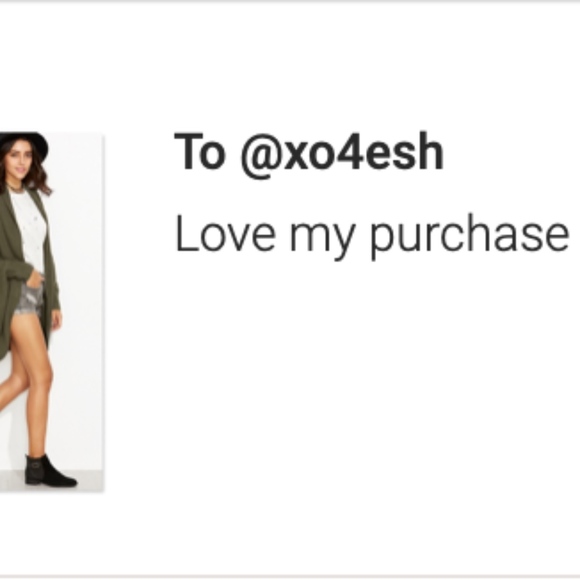 New! Olive Green Cocoon Open Shawl Cardigan - Picture 8 of 8